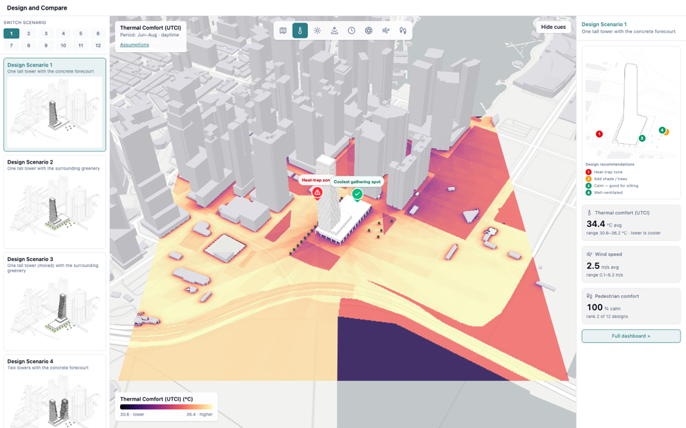 Design comparison demo